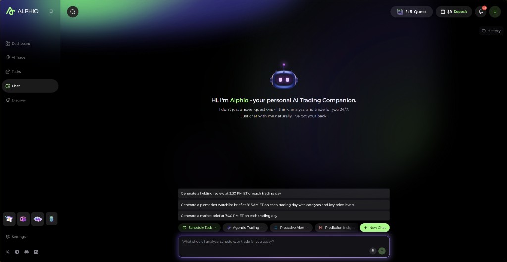 How to chat with Alphio AI | Alphio Docs